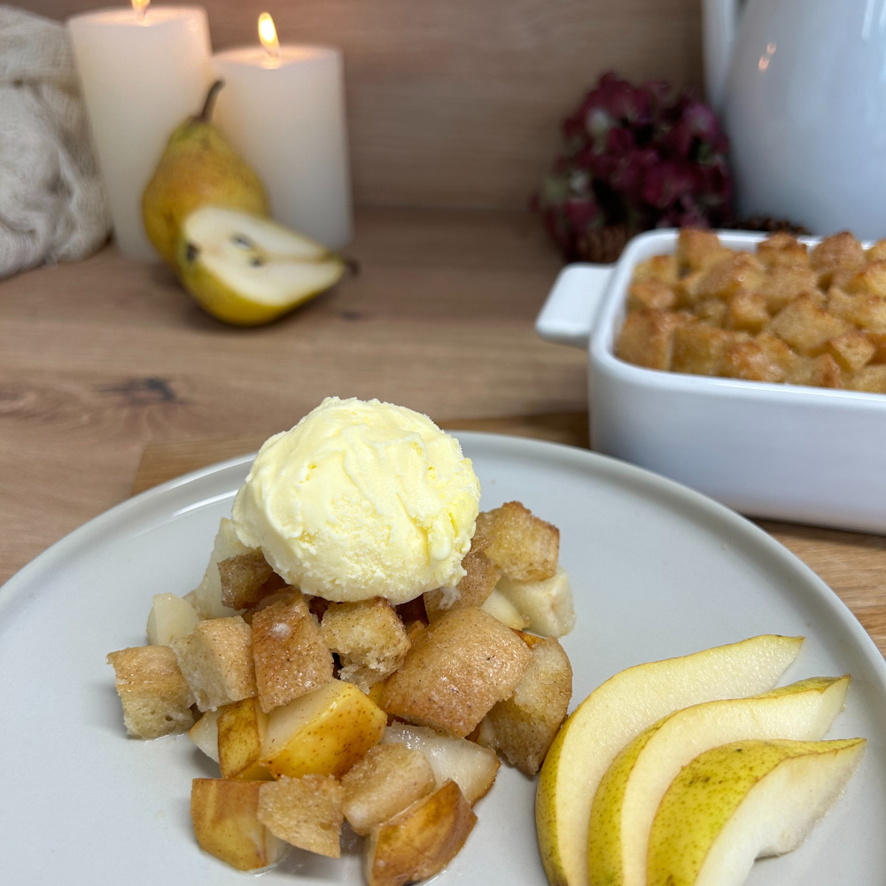 Birnen Crumble - Schnitzer