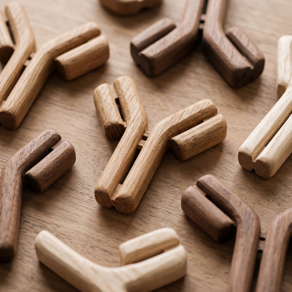 Antikörper aus Holz