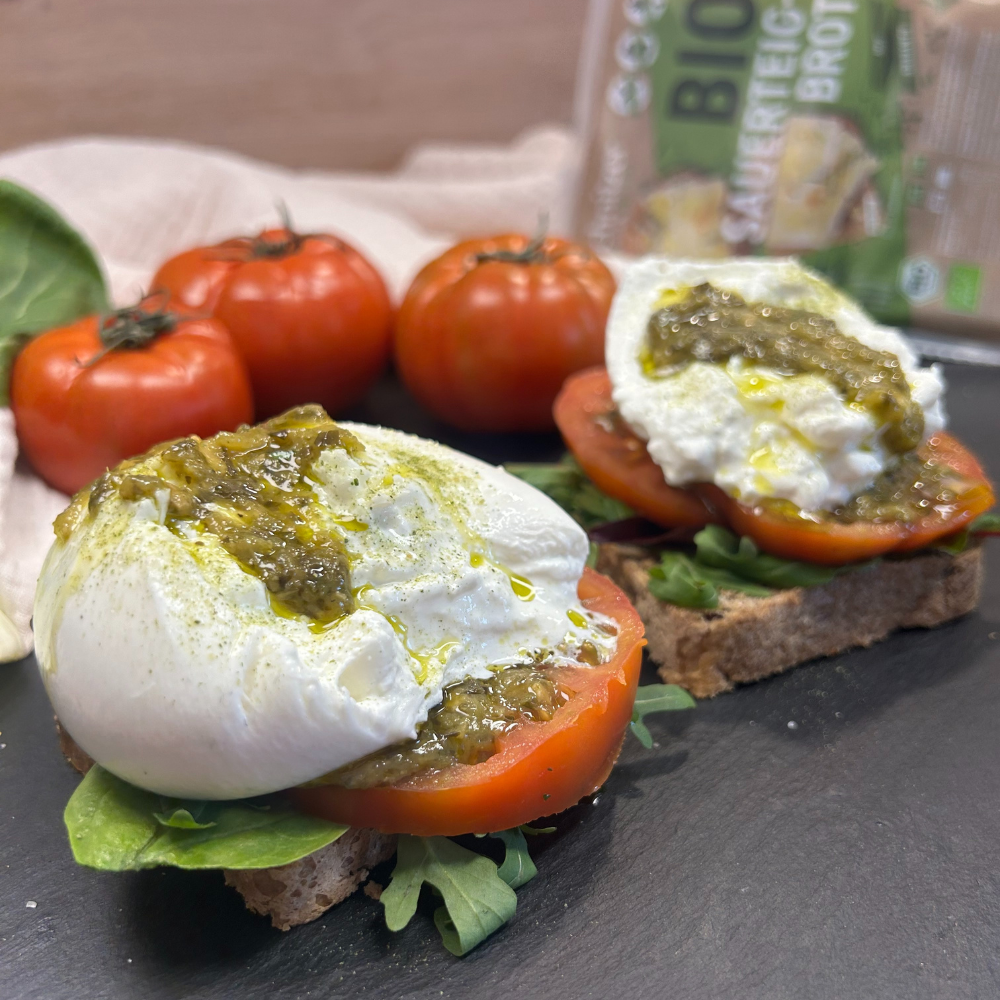 Italienisches Burrata-Brot – Schnitzer