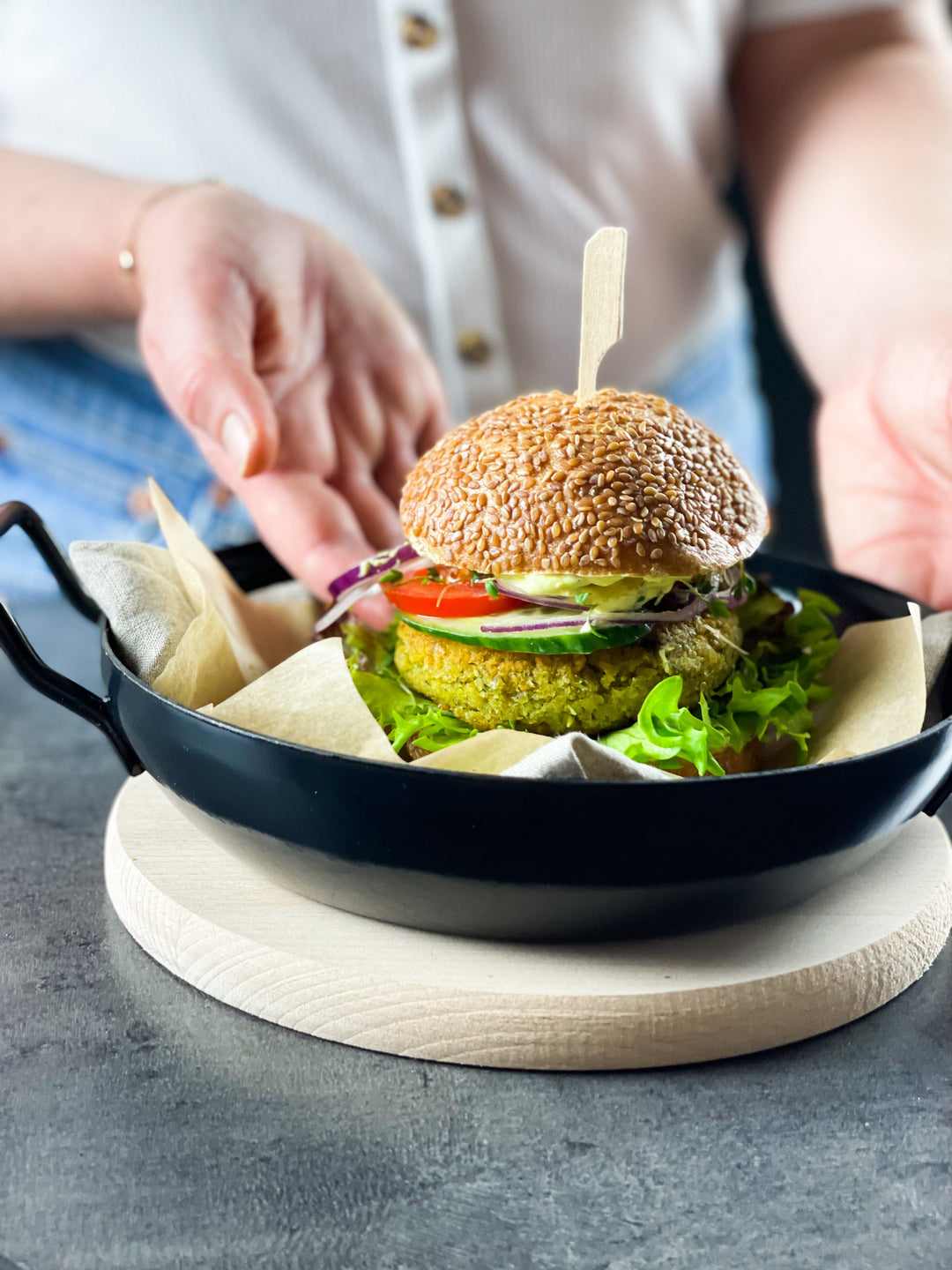 Falafel Burger - Schnitzer