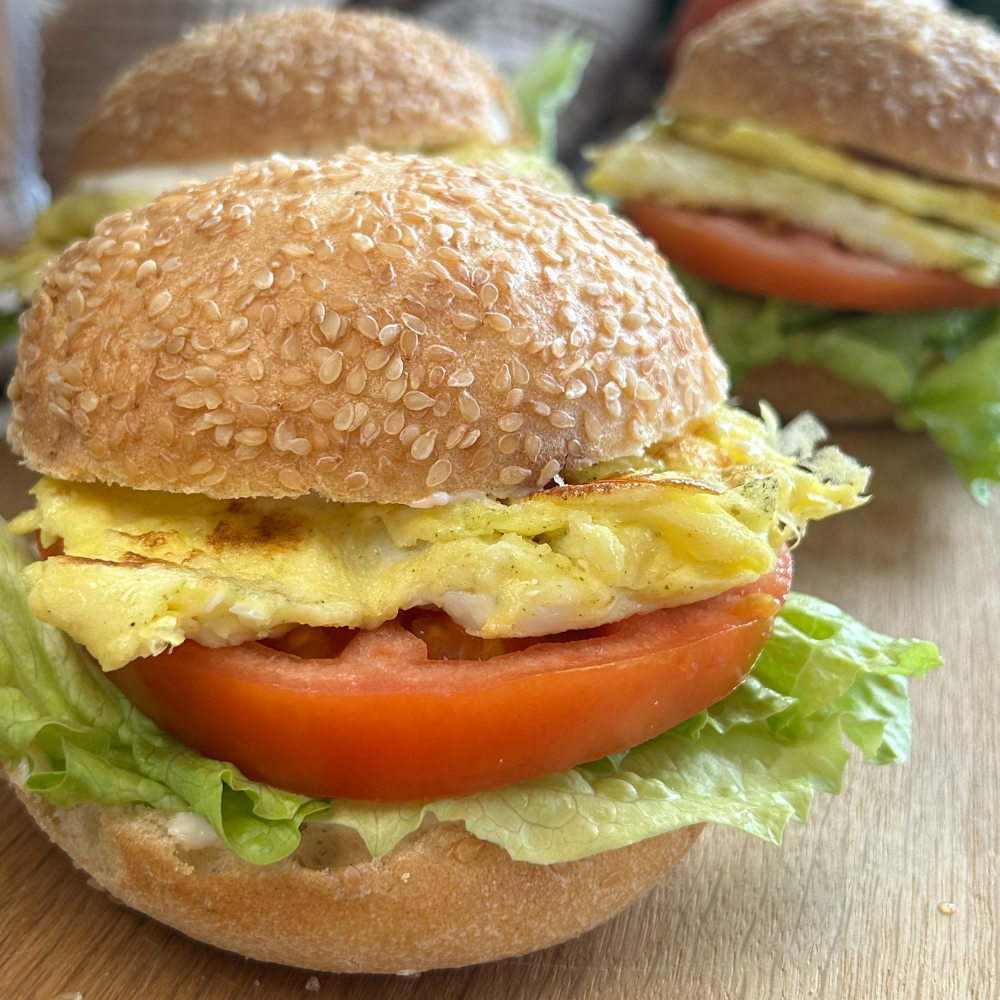 Glutenfreier Frühstückburger - Schnitzer
