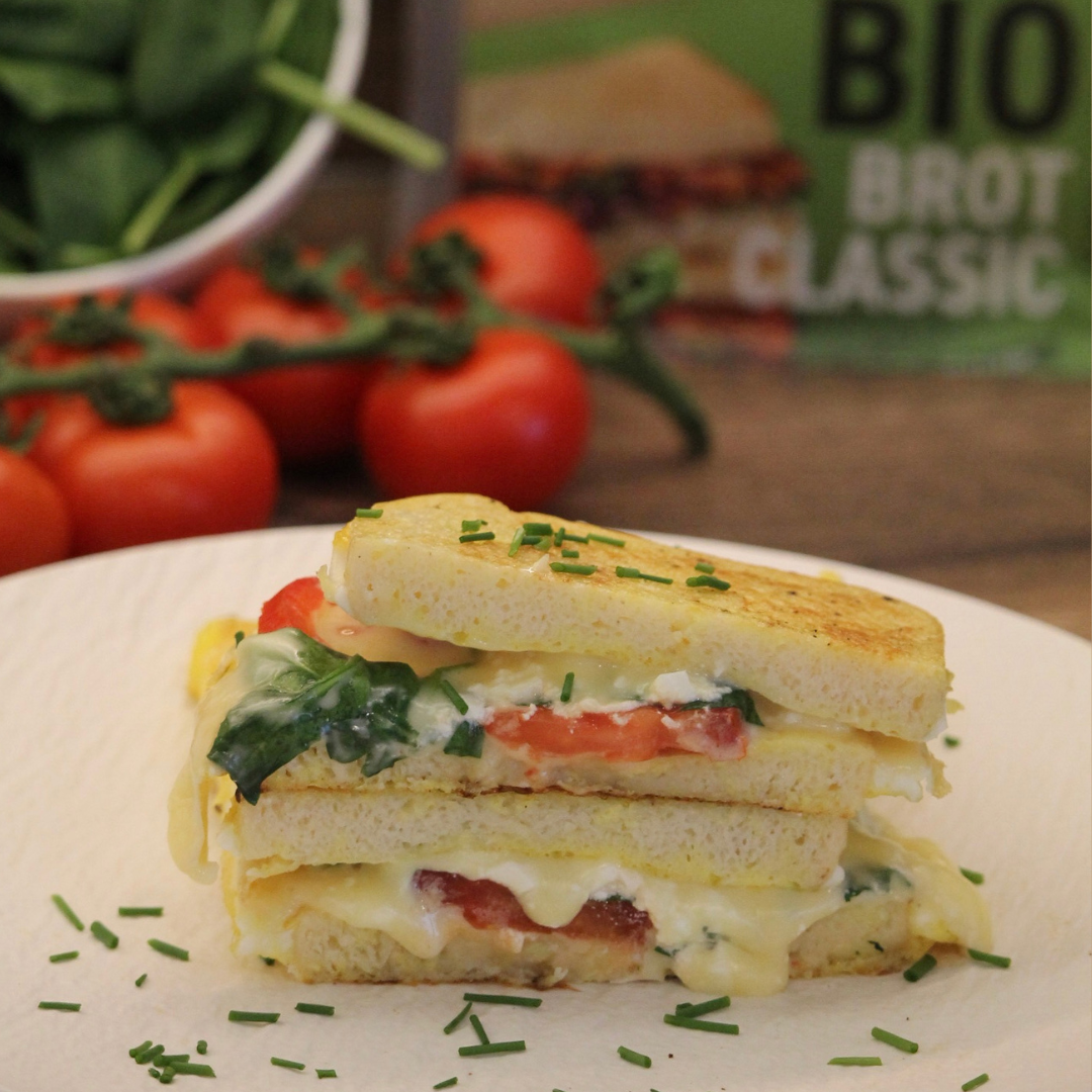 Proteinreiches Frühstückssandwich - Schnitzer