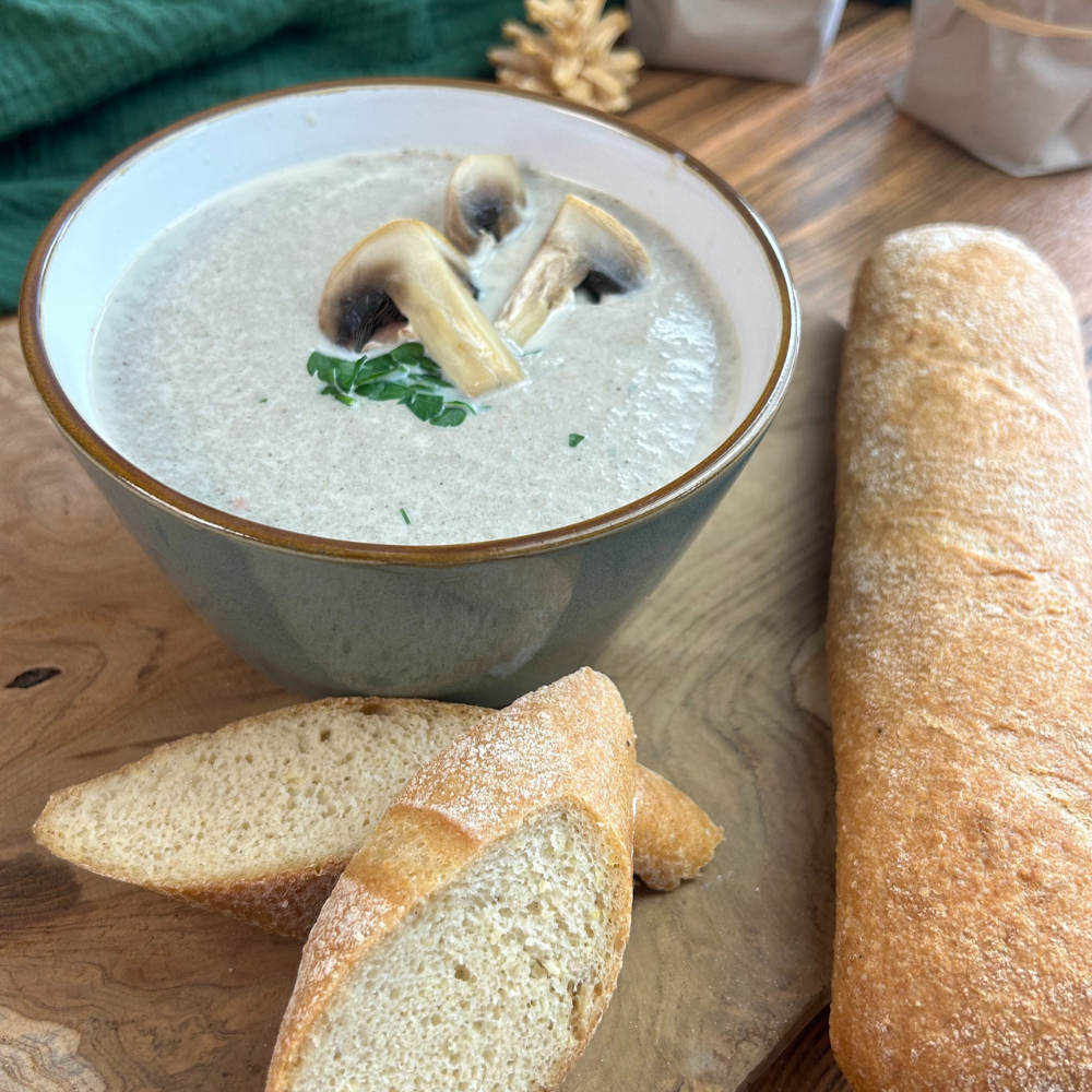 Pilzcremesuppe - Schnitzer