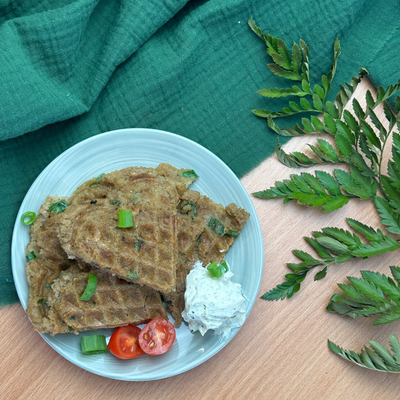 Herzhafte Waffeln