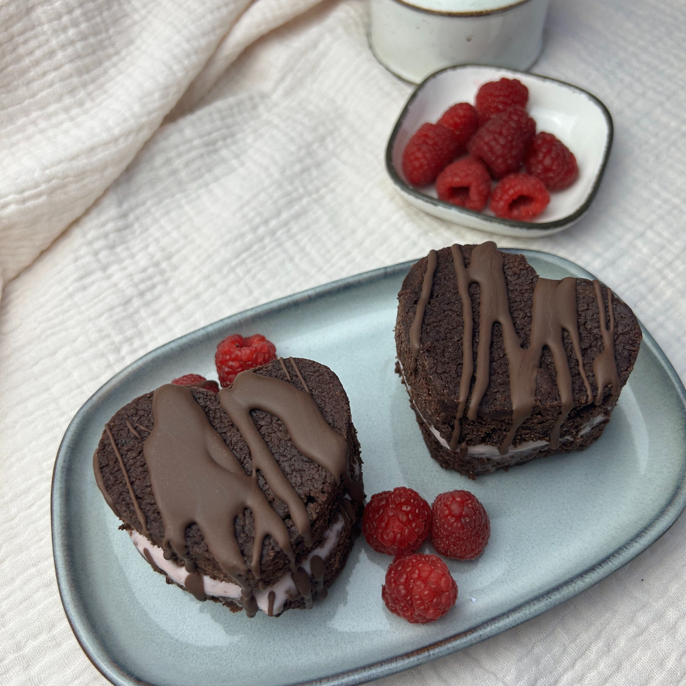 Valentinstag Brownie-Herzen - Schnitzer