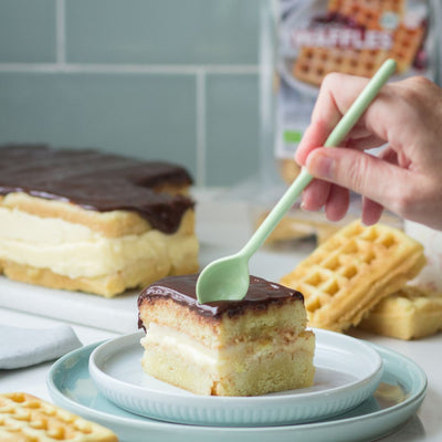 Waffelkuchen ohne Backen