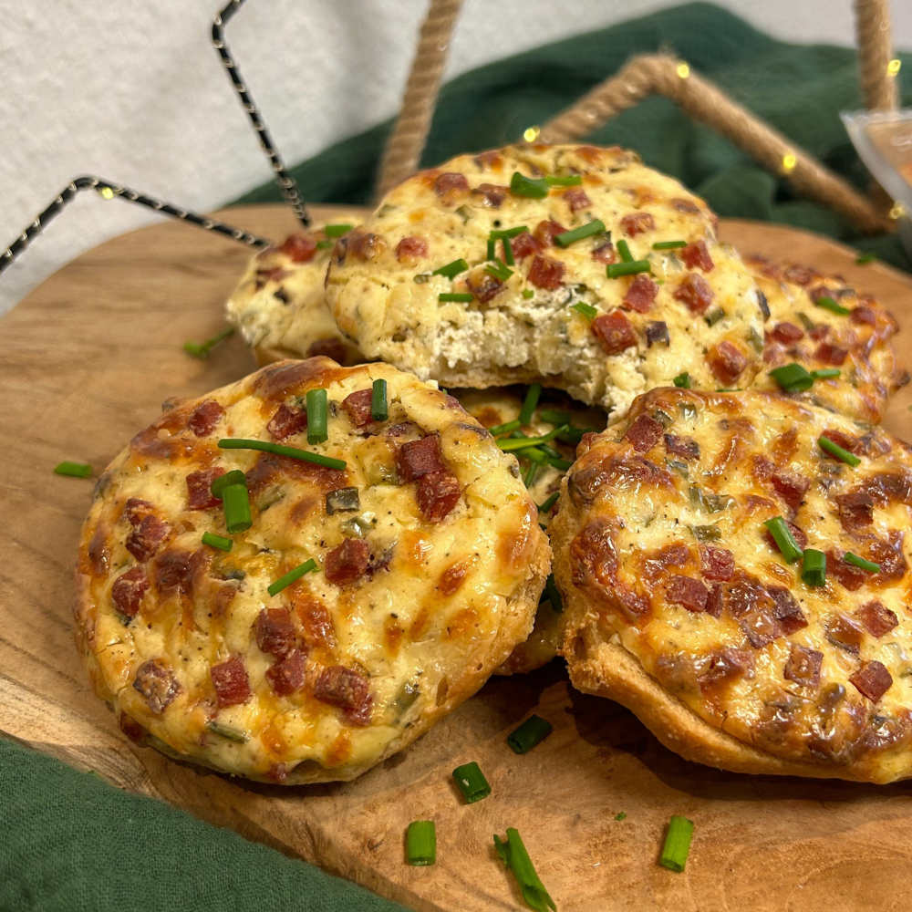 Flammkuchenbrötchen - Schnitzer