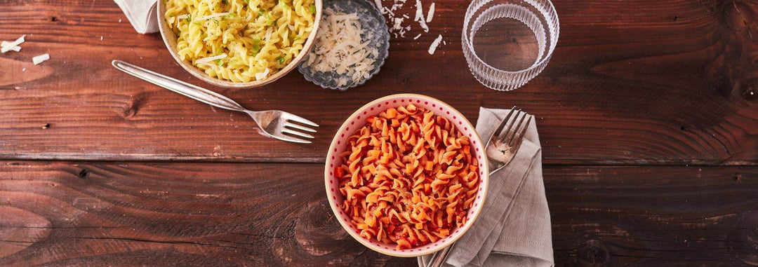 Glutenfreie Nudelbowls - Schnitzer